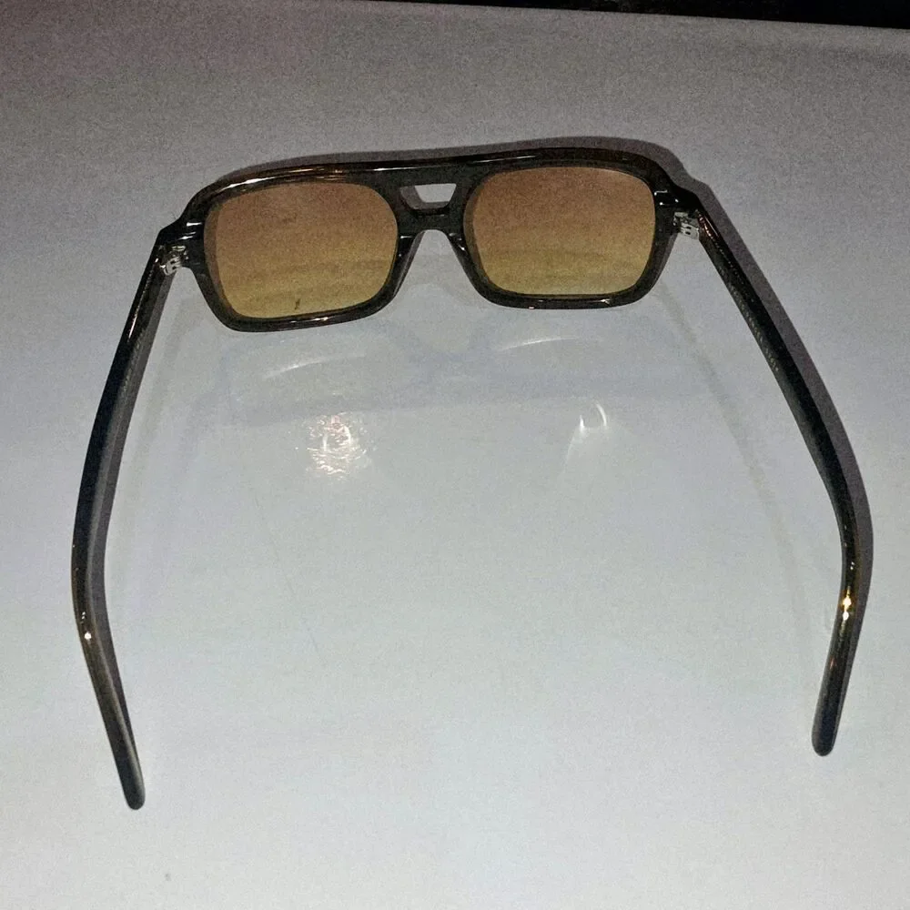 Crap Eyewear The Spaced Ranger Brown Logo Eyeglasses 53-18 & Blk Box Travel Case